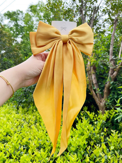 Retro 90s Style with Oversized Design Satin Party and Vintage-Themed Events Hair Accessories