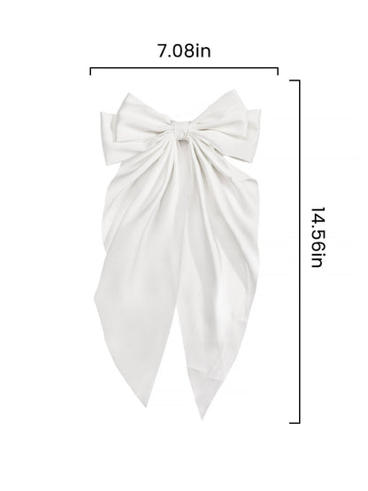 Retro 90s Style with Oversized Design Satin Party and Vintage-Themed Events Hair Accessories