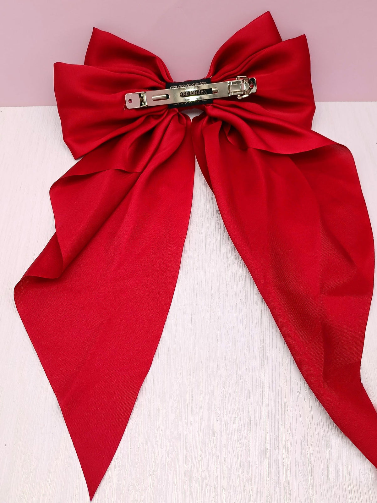Retro 90s Style with Oversized Design Satin Party and Vintage-Themed Events Hair Accessories