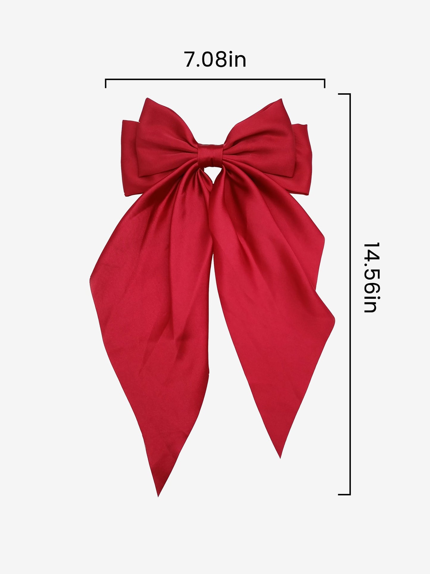 Retro 90s Style with Oversized Design Satin Party and Vintage-Themed Events Hair Accessories