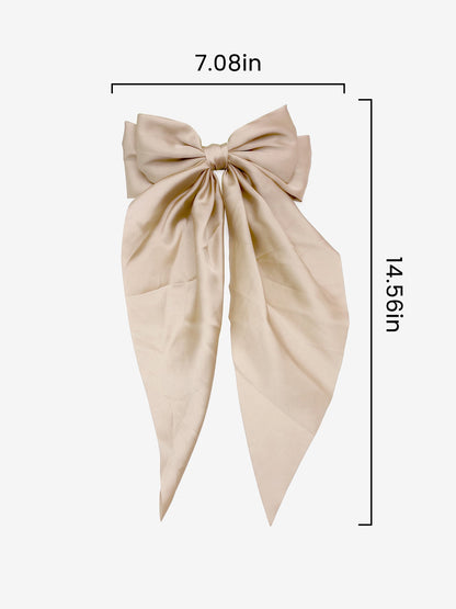 Retro 90s Style with Oversized Design Satin Party and Vintage-Themed Events Hair Accessories