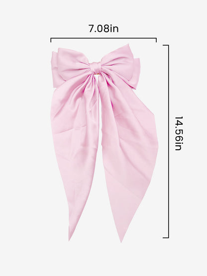 Retro 90s Style with Oversized Design Satin Party and Vintage-Themed Events Hair Accessories