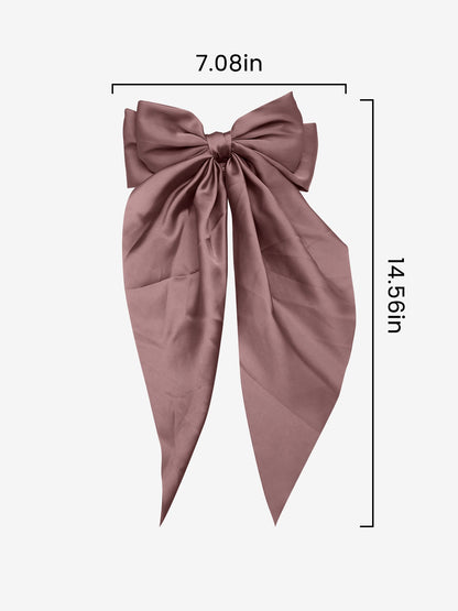 Retro 90s Style with Oversized Design Satin Party and Vintage-Themed Events Hair Accessories