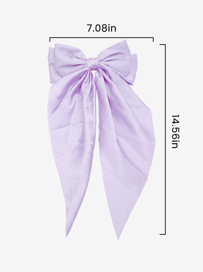 Retro 90s Style with Oversized Design Satin Party and Vintage-Themed Events Hair Accessories