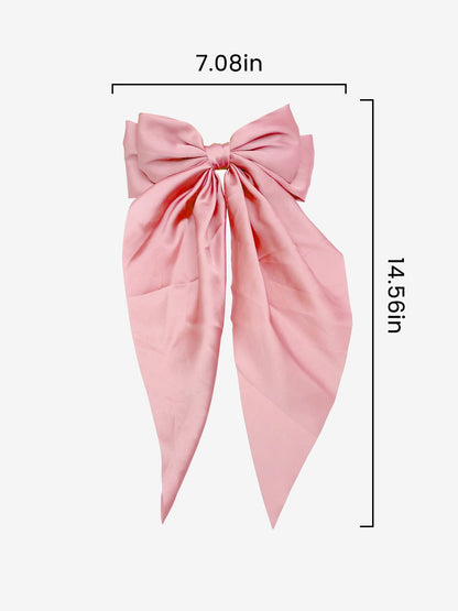 Retro 90s Style with Oversized Design Satin Party and Vintage-Themed Events Hair Accessories