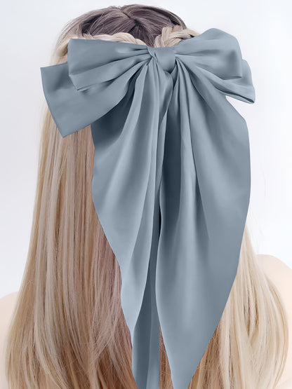 Retro 90s Style with Oversized Design Satin Party and Vintage-Themed Events Hair Accessories