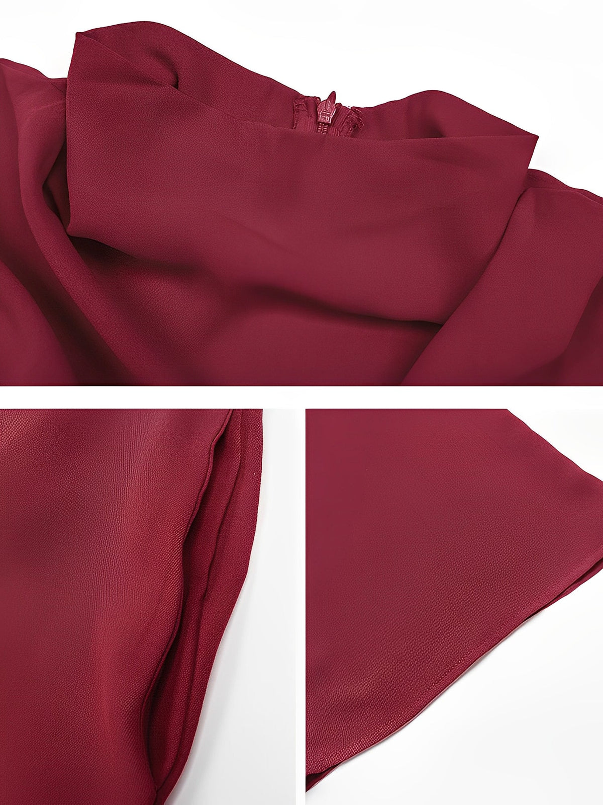 Ruched Mock Neck Sleeveless Solid Color Jumpsuits