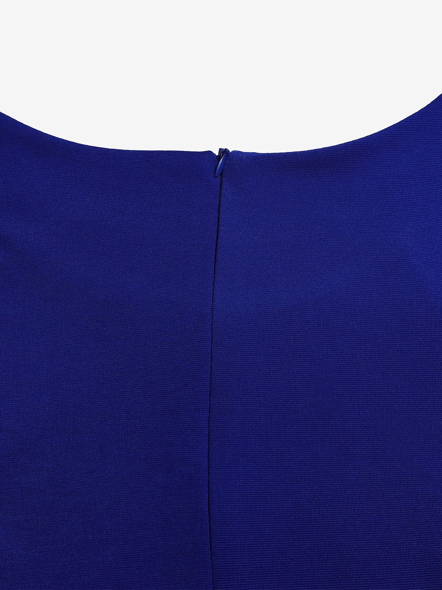 Classic Slim Fit Solid Color Short Sleeves Belted Midi Sheath Work Dress