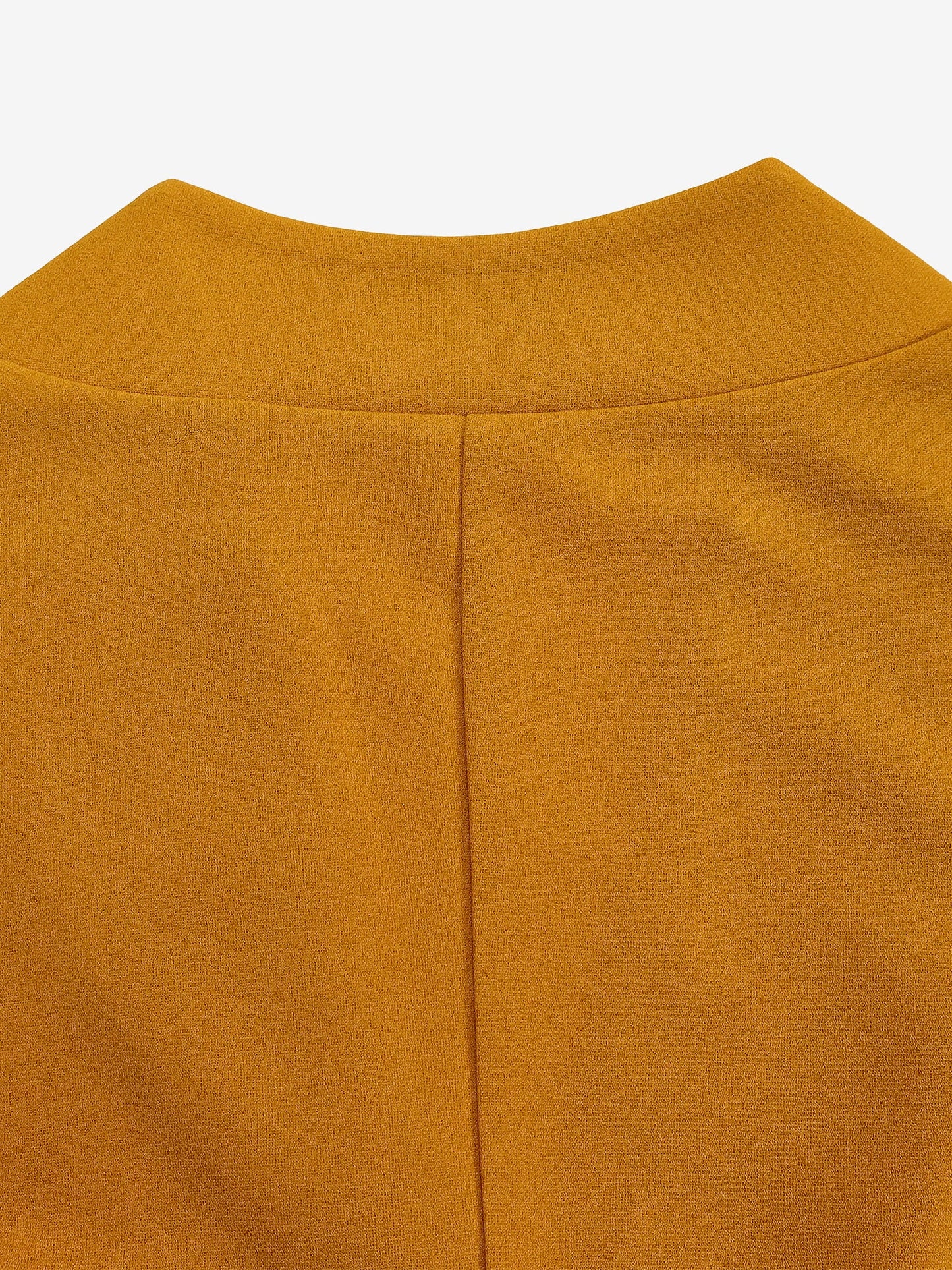 Short Sleeve Belted Pleated Work Midi Dress Professional Office Style Cinched Waist and Flared Pleats