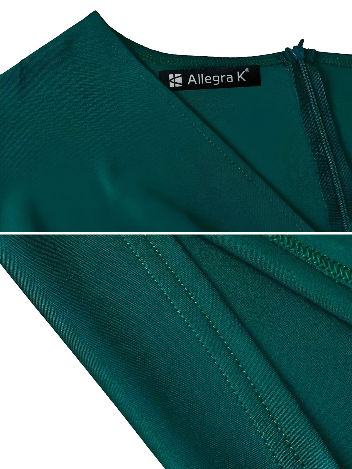 V Neck Solid Color Short Sleeve Tie Waist Dress