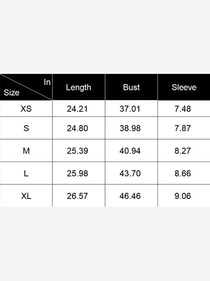 Solid Color Round Neck Button Short Sleeve Eyelet Blouse
