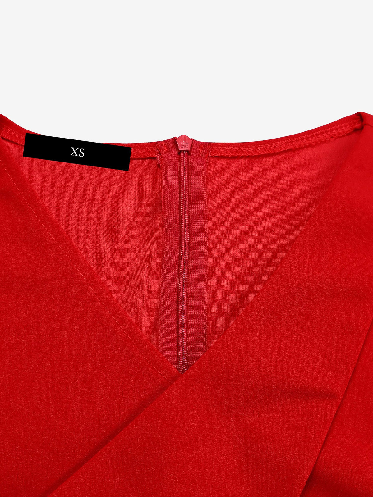 V Neck Short Sleeves Pleated Belted A-Line Midi Dress
