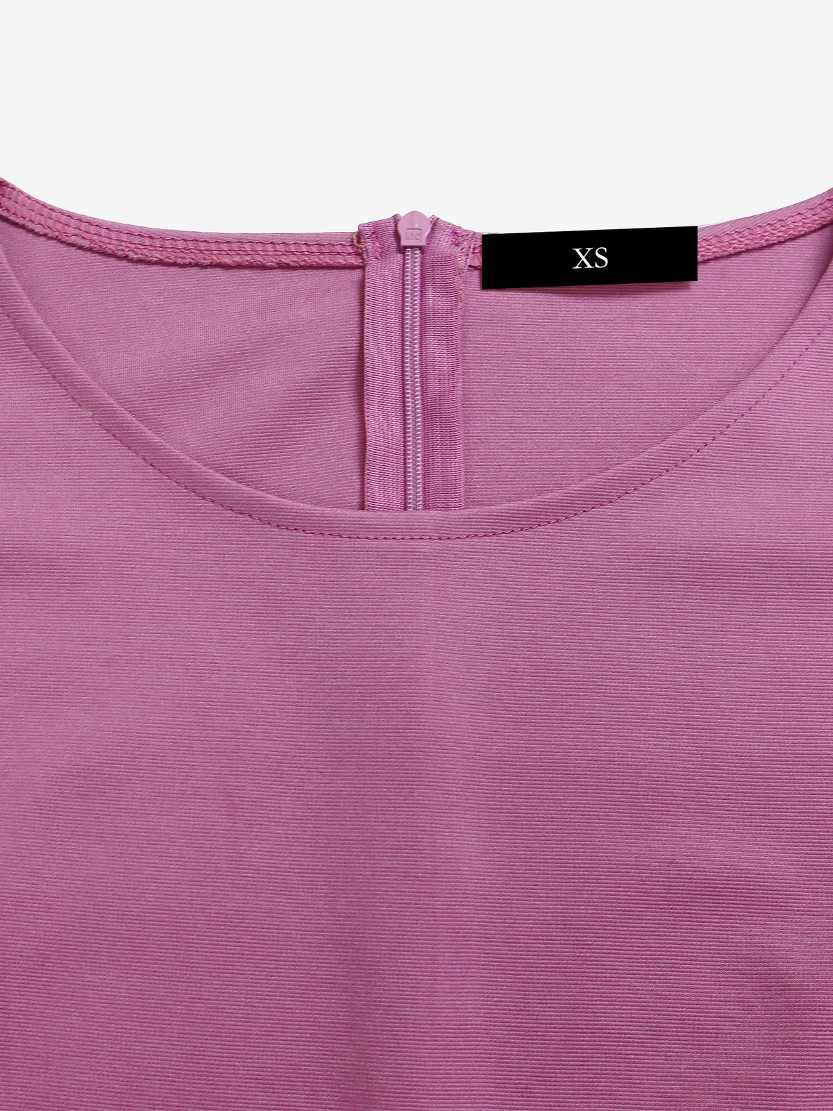Round Neck Mid Sleeve Pleated Belted A-Line Dress
