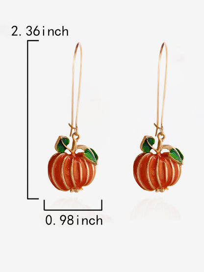 Halloween Style Pumpkin Candy Earrings