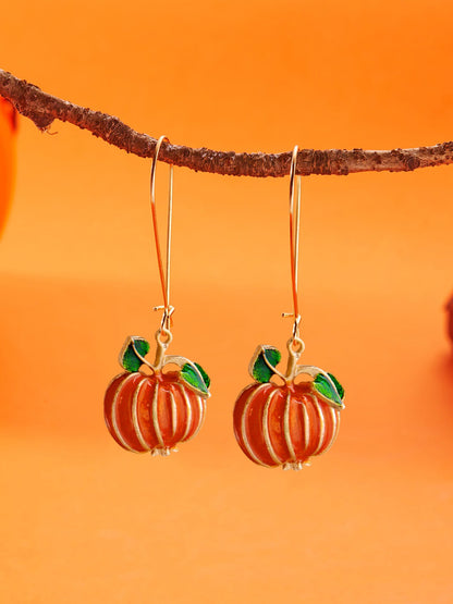 Halloween Style Pumpkin Candy Earrings