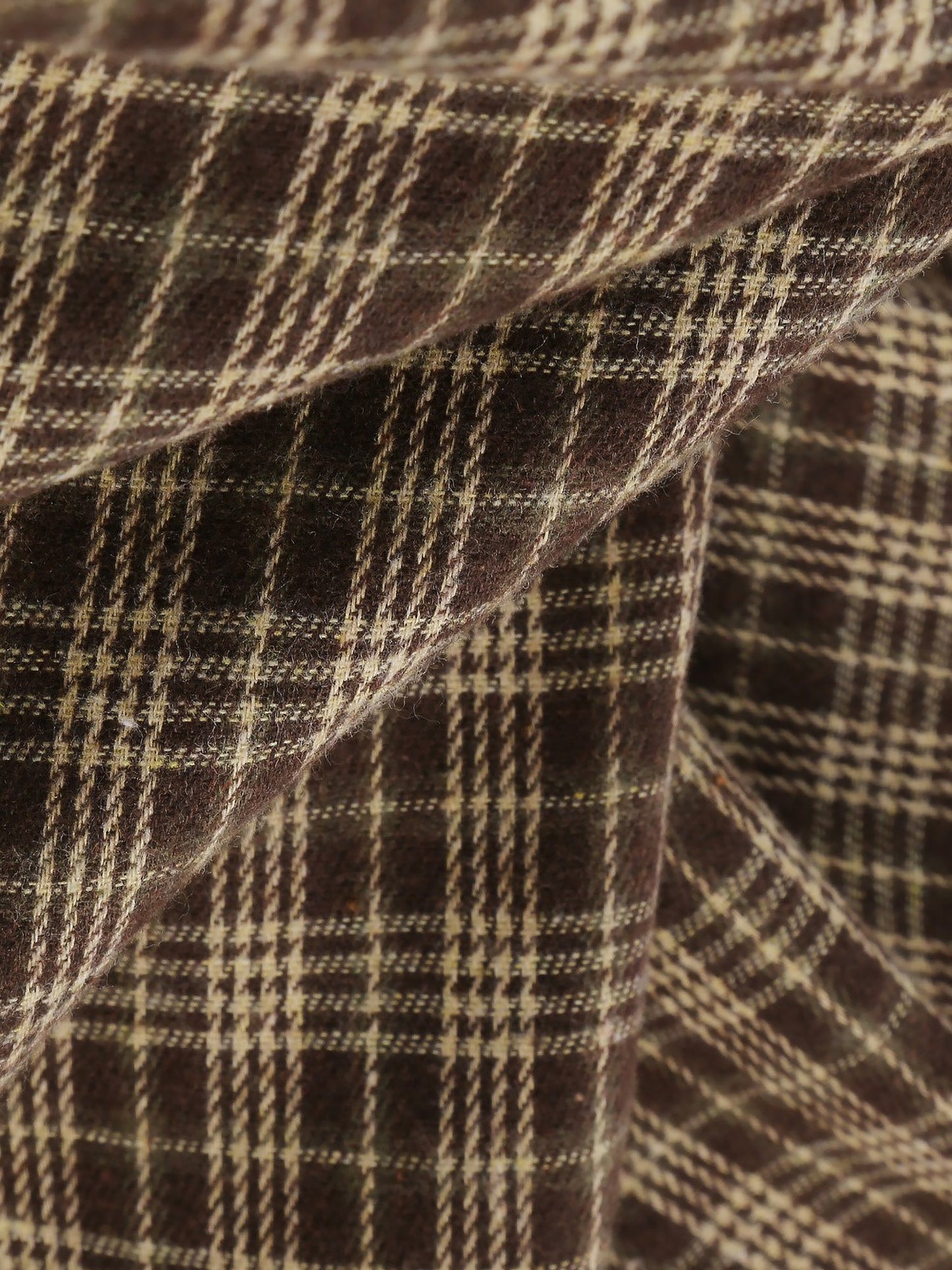 Plaid Collar Bow Tie 3/4 Sleeve Midi A-Line Dress