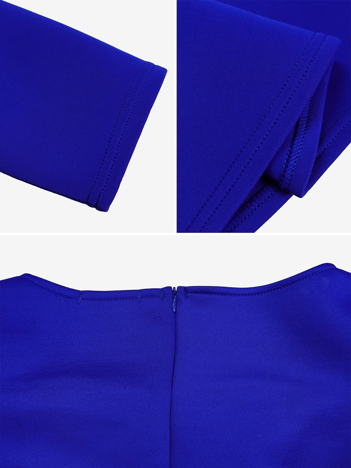 Puff Sleeve Square Neck Belted Midi Dress