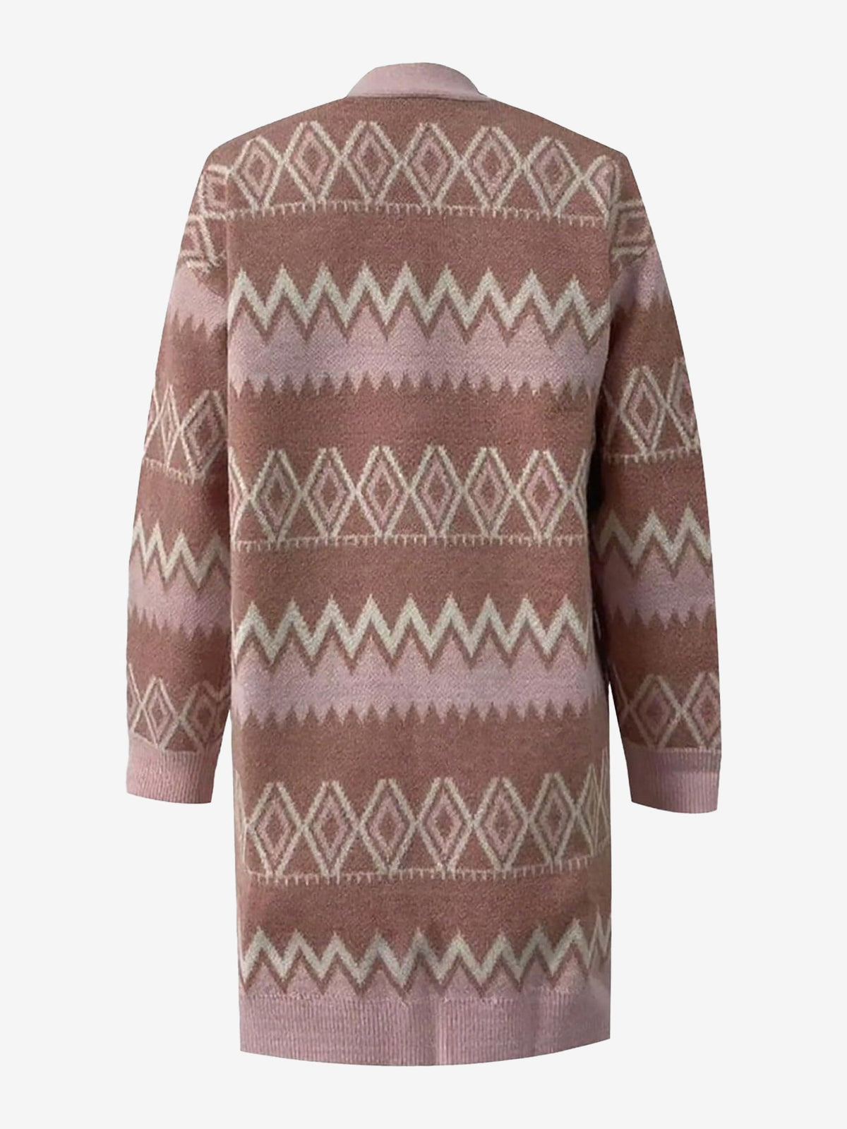 Boho Graphic Knitted Long Sleeves Cardigans