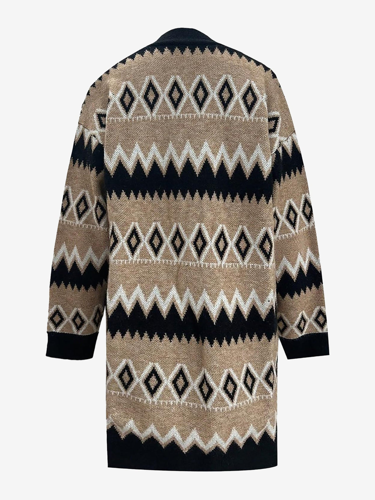 Boho Graphic Knitted Long Sleeves Cardigans