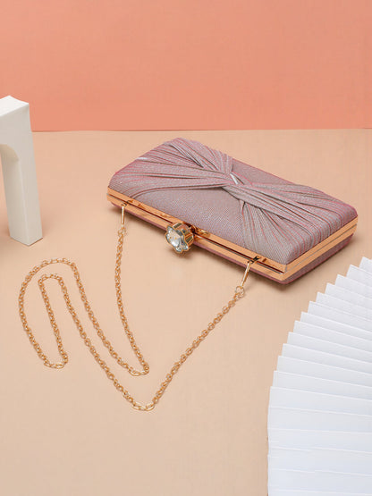 Twist Knot Evening Clutch Bag Shoulder Bag