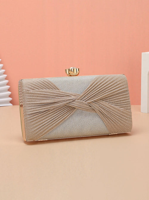 Twist Knot Evening Clutch Bag Shoulder Bag