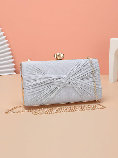 Twist Knot Evening Clutch Bag Shoulder Bag
