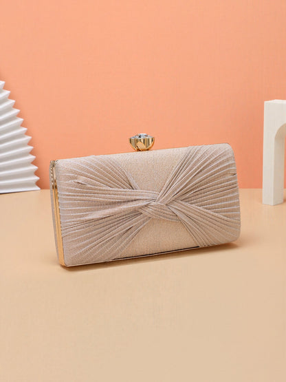 Twist Knot Evening Clutch Bag Shoulder Bag