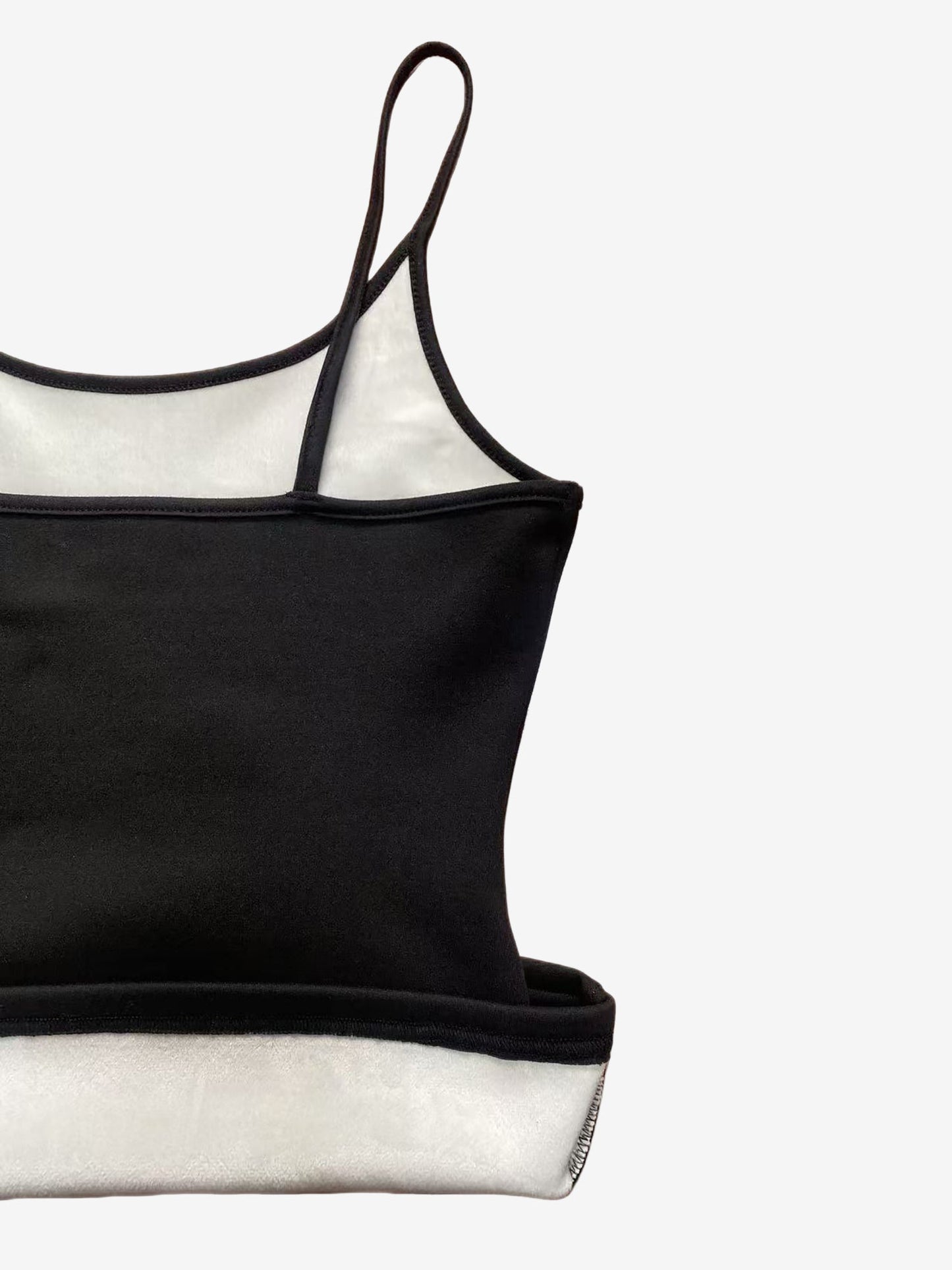 Fleece-lined Base Layer Spaghetti Strap Cami Top