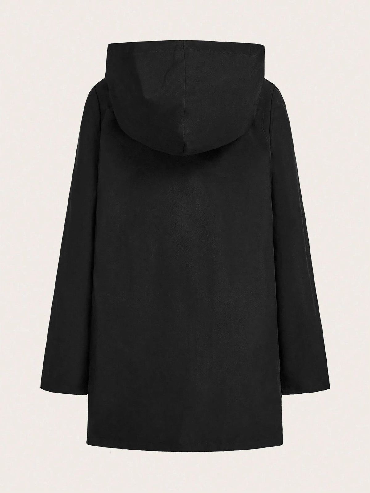 Reversible Hooded Zipper Printed Pockets Jacket
