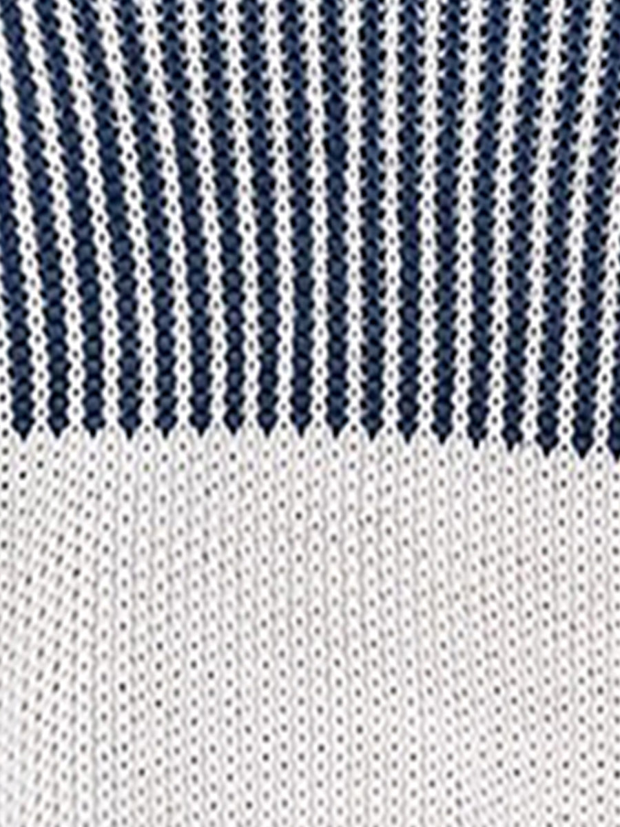 Casual Loose Fit Striped Knitted Pullover Sweater