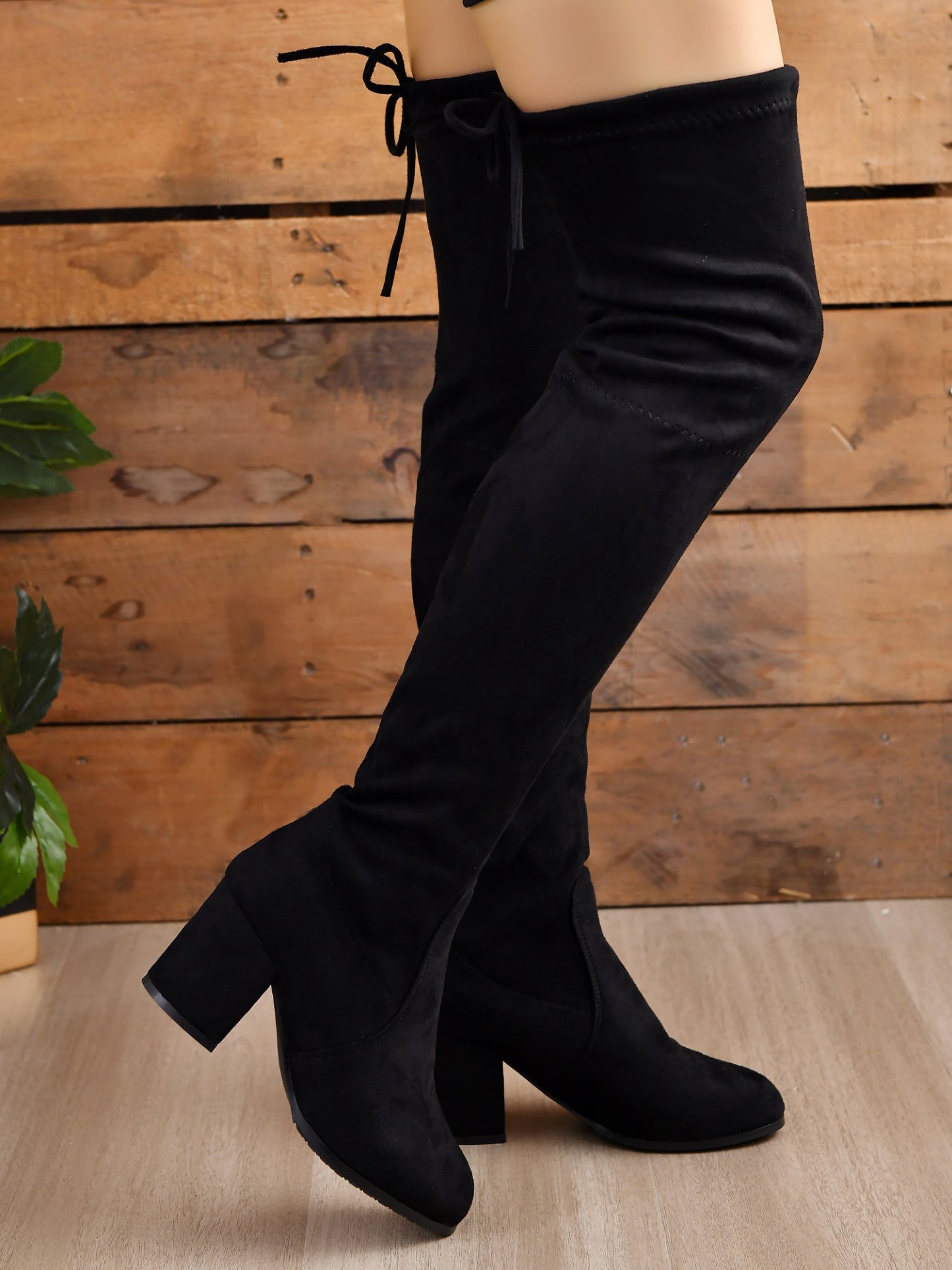 Women's Chunky High Heels Over-the-knee Boots