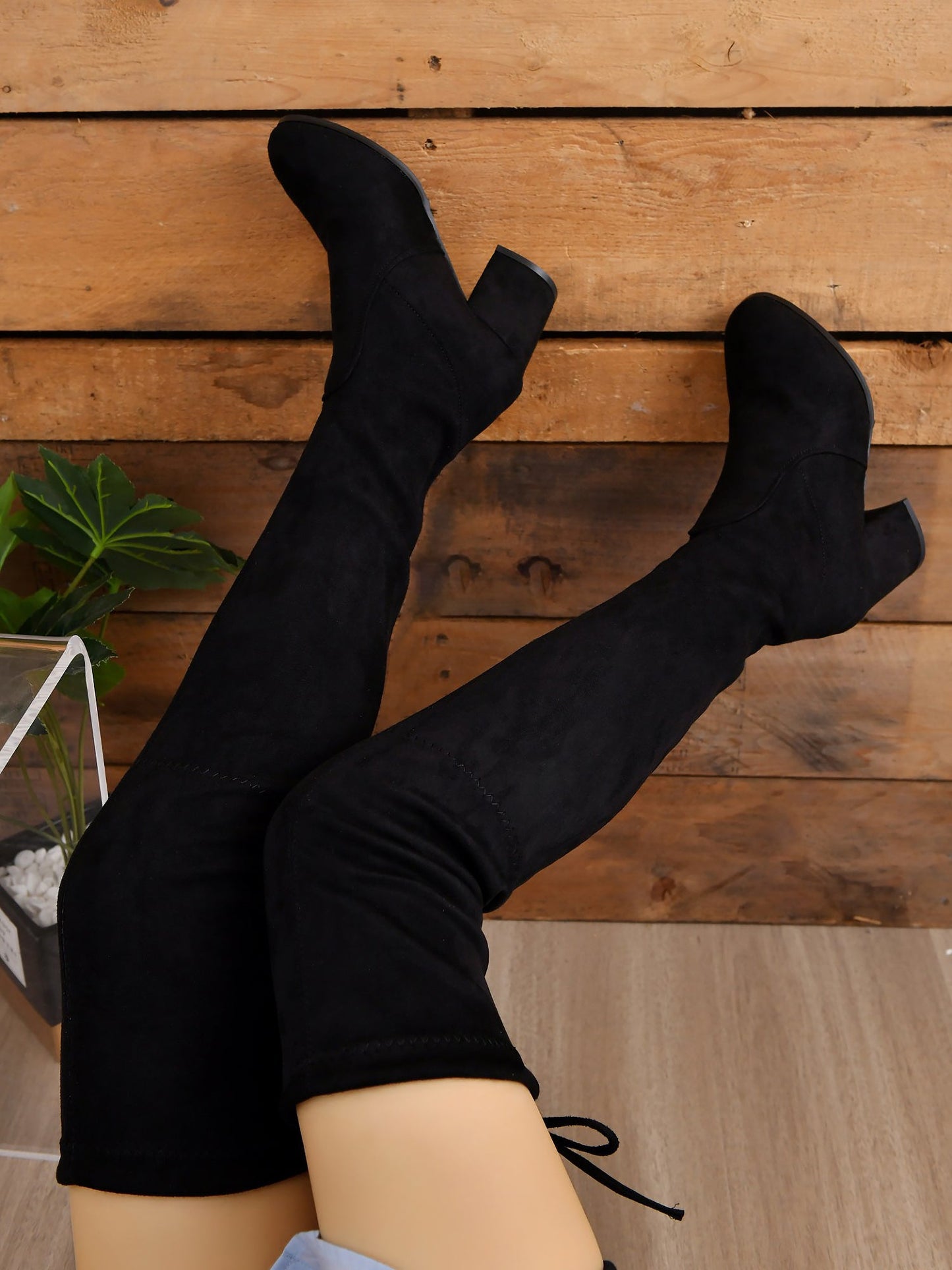 Women's Chunky High Heels Over-the-knee Boots