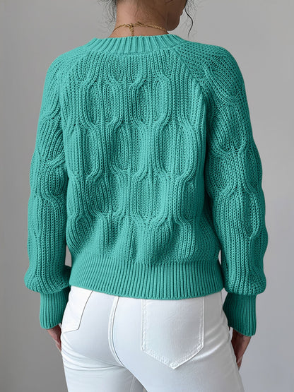 Solid Color Long Sleeve Bow Detail Knitted Cardigan