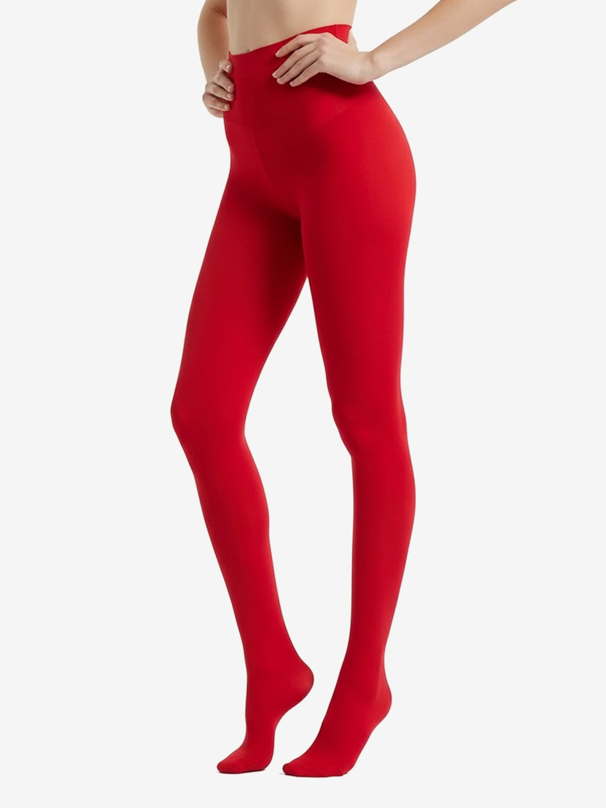 2 Pairs 80D Seamless Crotch Colorful Velvet Tights