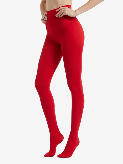 2 Pairs 80D Seamless Crotch Colorful Velvet Tights
