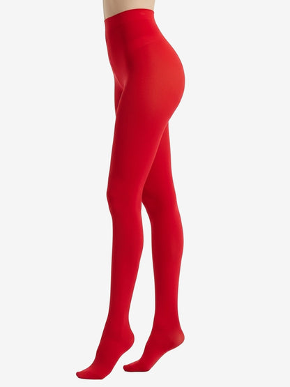 2 Pairs 80D Seamless Crotch Colorful Velvet Tights