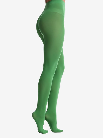 2 Pairs 80D Seamless Crotch Colorful Velvet Tights