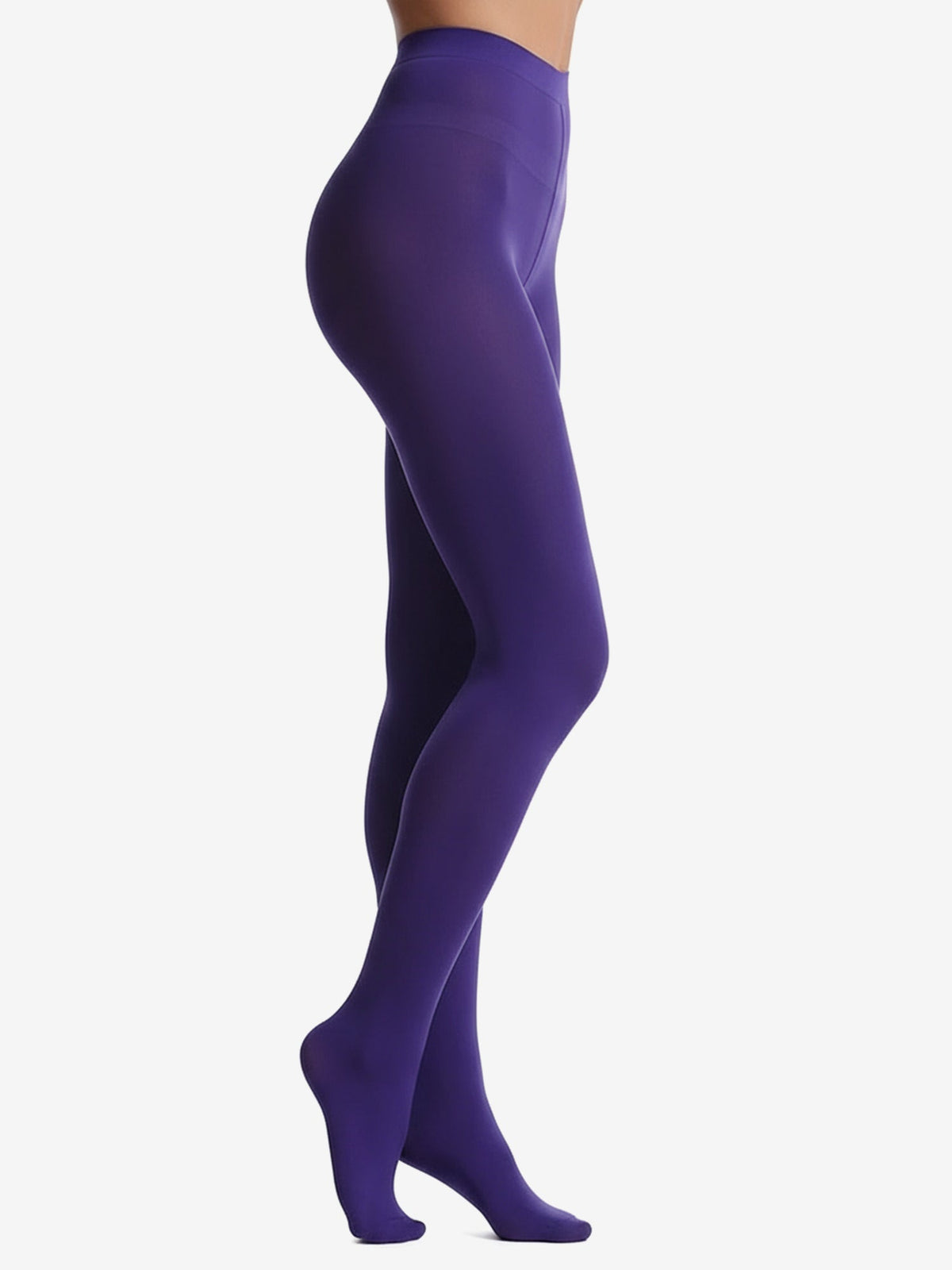 2 Pairs 80D Seamless Crotch Colorful Velvet Tights