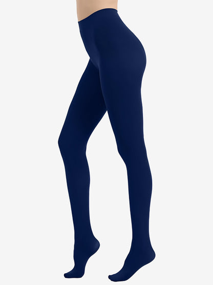 2 Pairs 80D Seamless Crotch Colorful Velvet Tights