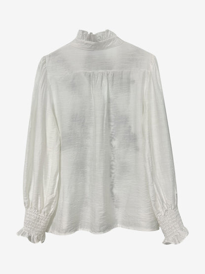 Floral Embroidered Boho Long Sleeve Blouse