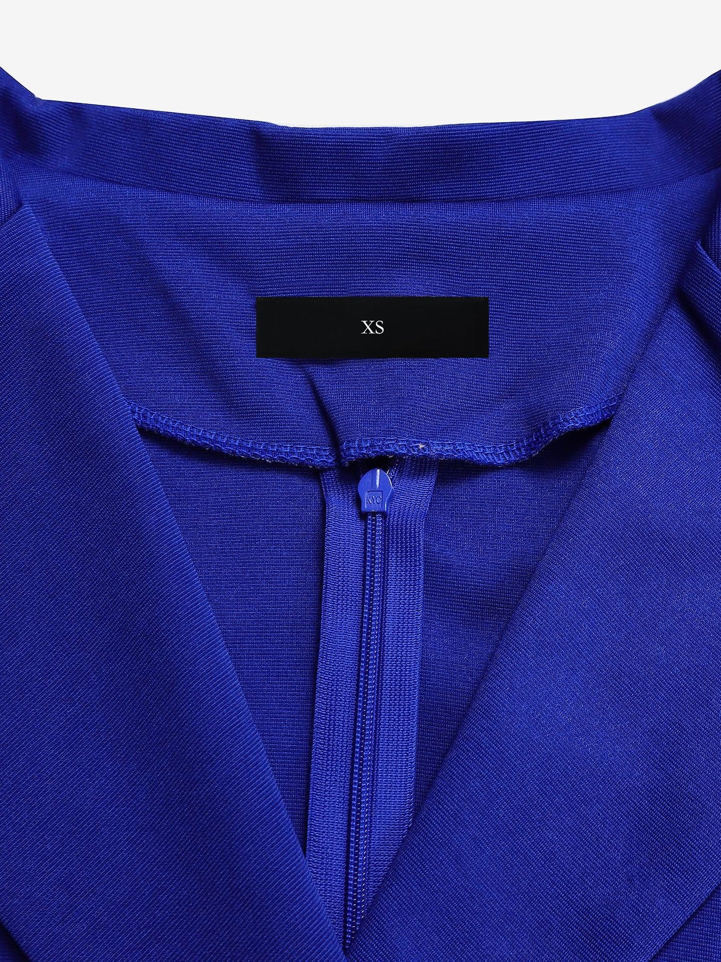 Notched Lapel Colorblock Belted Midi Sheath Dress