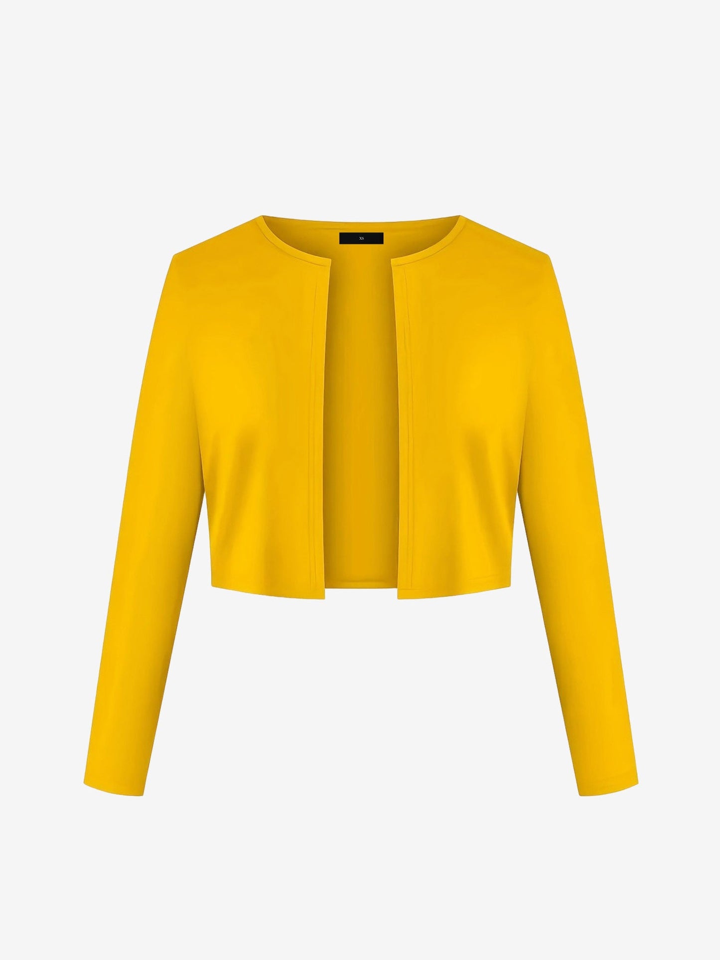 2 Pieces Long Sleeves Cropped Jacket & Sleeveless Printed Midi Sheath Dress Matching Set