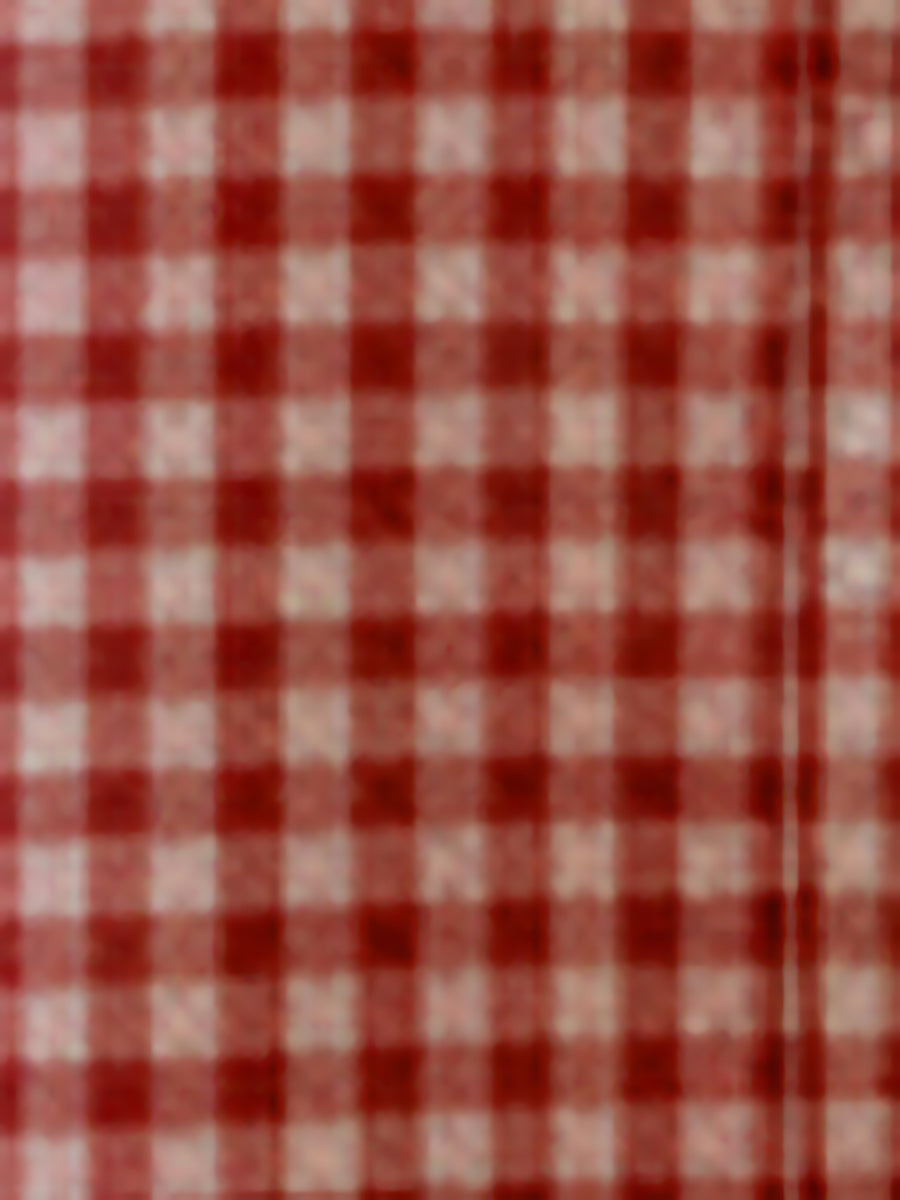 Gingham Button Down Cap Sleeve Blouse