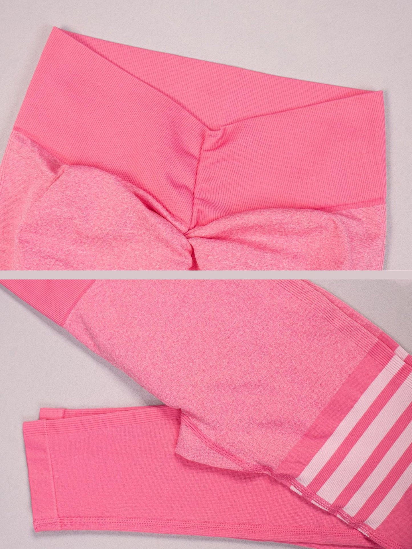 Striped Workout Butt-Lifting Yoga Pants Sports Leggings