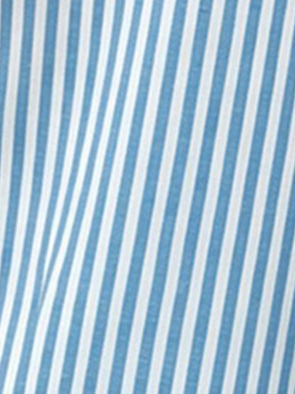 Casual Sleeveless Striped Tie Waist Wide Legs Jumpsuit
