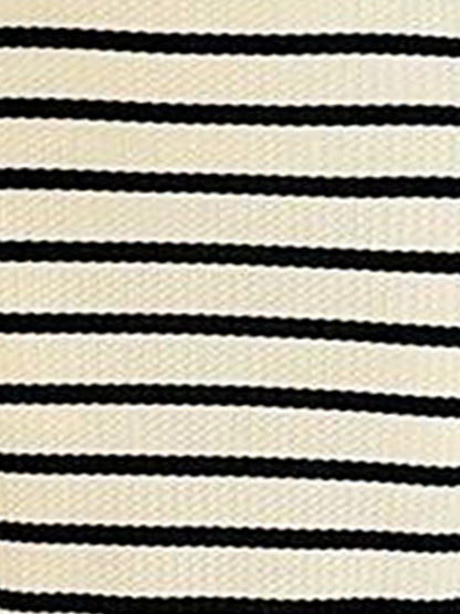 2 Pieces Striped Sleeveless Button Down Top & Slit Midi Skirt Matching Set