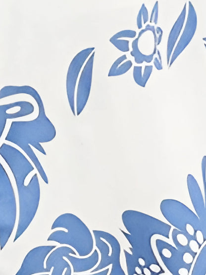 Floral Sleeveless Smocked A-Line Midi Sundress