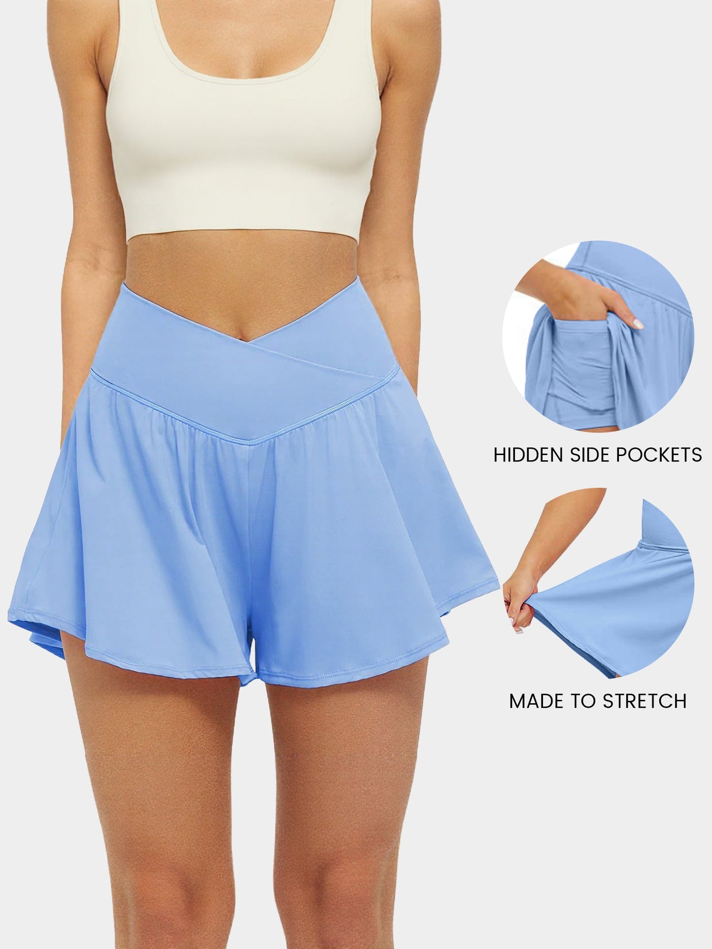 Breathable Running and Fitness Workout Shorts