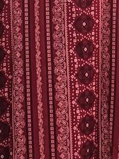 Boho Smocked Backless Spaghetti Strap Slit Resort Style Dress