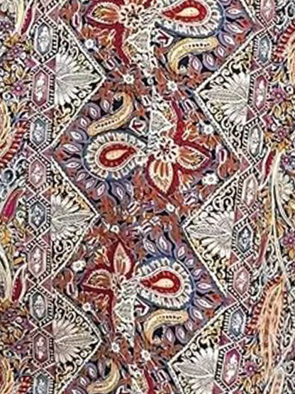 Boho Paisley V Neck Sleeveless Slit Romper Dress